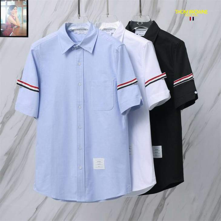 Picture of Thom Browne Shirts Short _SKUThomBrowneM-3XL12yn2228807